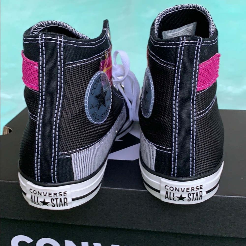 CONVERSE CTAS HI BLACK/WHITE/CACTUS MEN’S - Picture 10 of 16